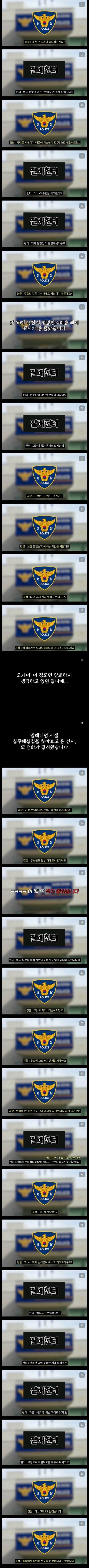 대전시민의 도와달라는 간곡한 요청에 결국 딸배헌터 출동 (feat.딸배와 대전경찰의 대환장 콜라보)