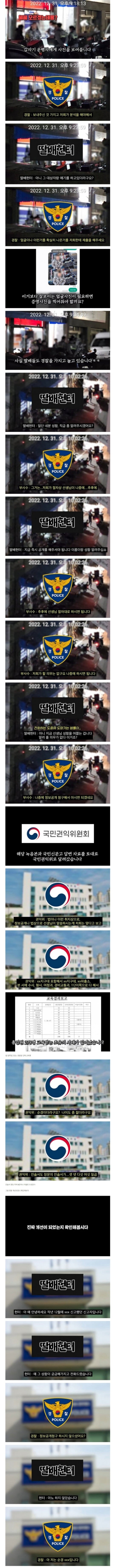 대전시민의 도와달라는 간곡한 요청에 결국 딸배헌터 출동 (feat.딸배와 대전경찰의 대환장 콜라보)