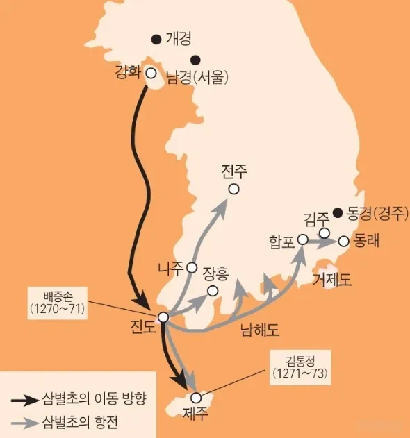 과거 일본을 혼란에 빠뜨렸던 고려.