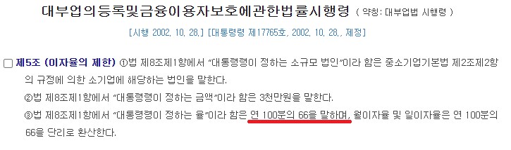 산와머니의 65% 이자가 상식이던 시절