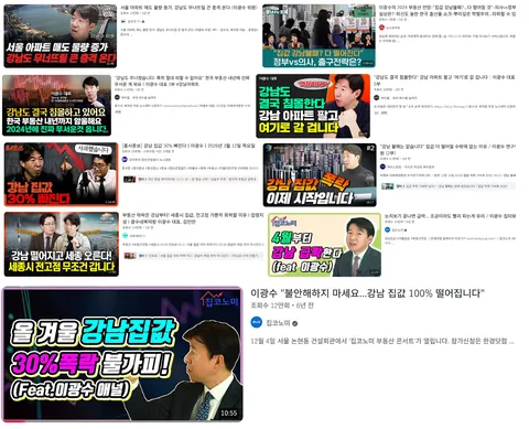현 정부 부동산 리스크는 이광수(류)입니다.