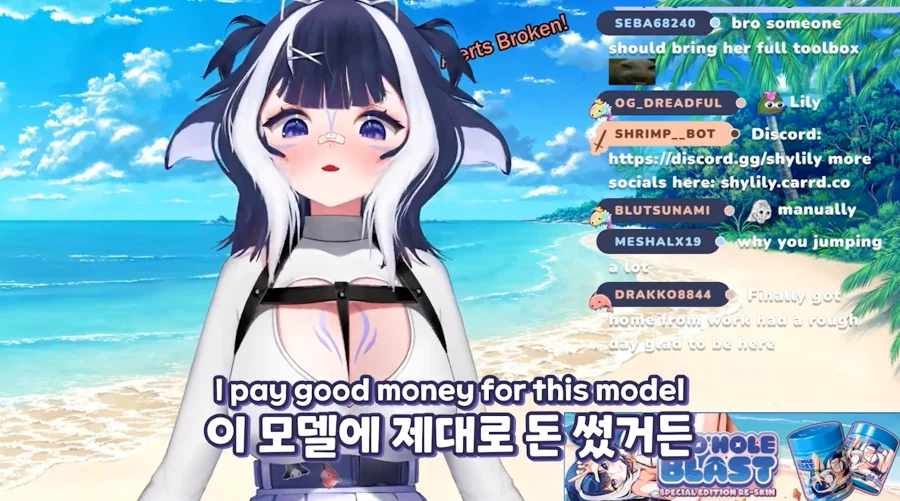 버튜버)샤이릴리가 알려주는 가슴 가격.JPG