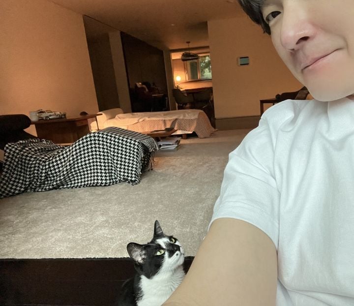 조승우가 꾸민 감각적인 고양이 집