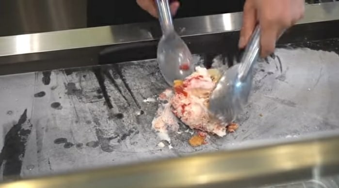 철판(돌판)아이스크림 만들기