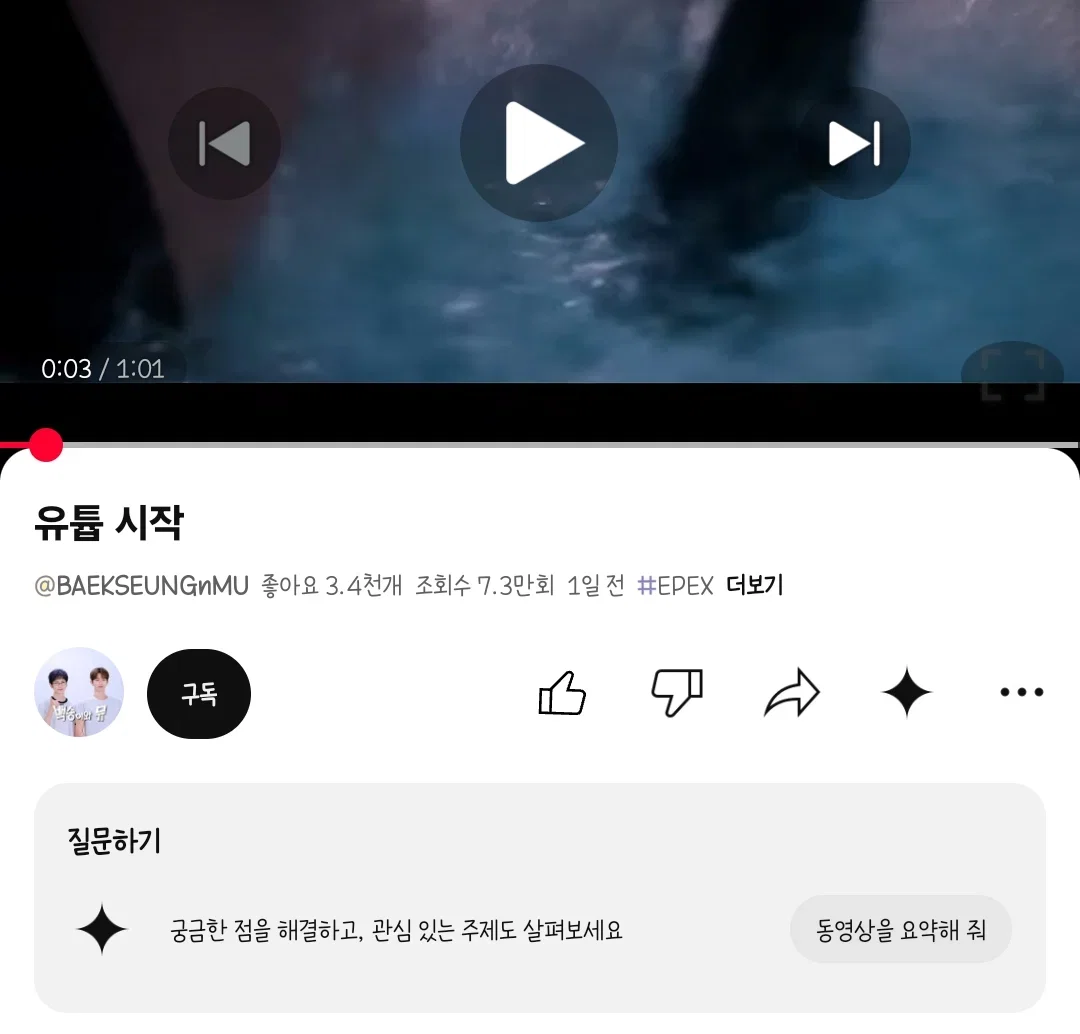 유튜브 악플 테러 이슈로 고소공지 뜬 이펙스