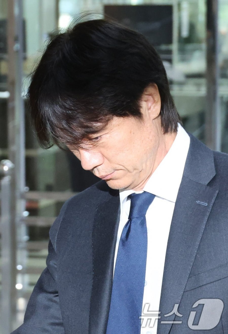 홍명보 오늘 청문회 출석 사진