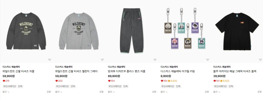 블루아카) 무신사 콜라보 상품 아직 안산 선샌니들 주목