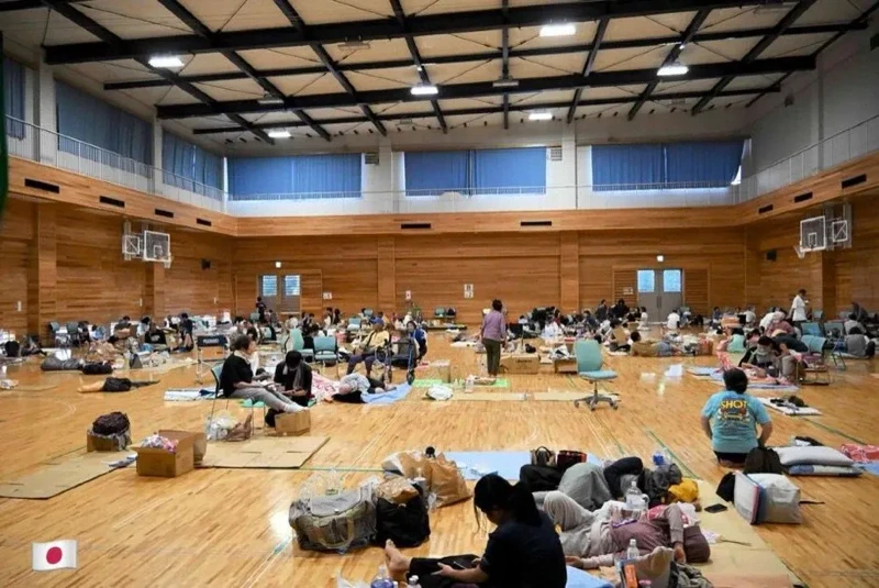 일본의 쿠마모토 지진 피난소한국 vs 대만 vs 태국의
