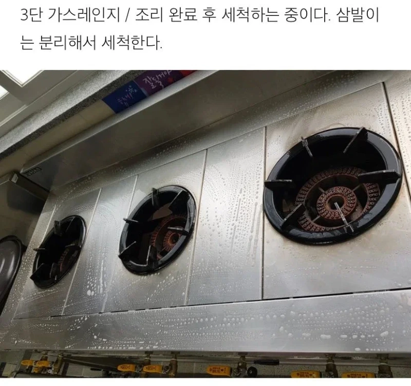 어느 학교 급식 조리실 위생 상태 관리
