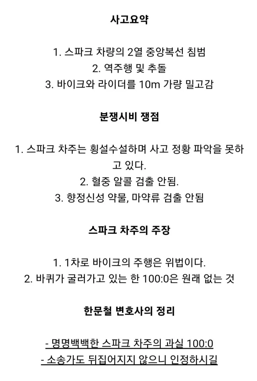 경차 과실 100대0 사고.gif