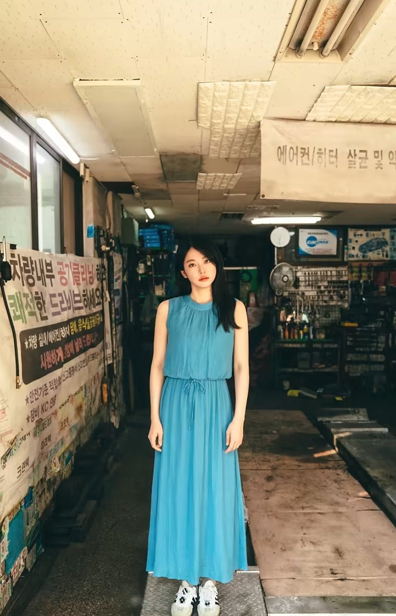 한국여행 온 일본녀 사진 찍어주는 한국남