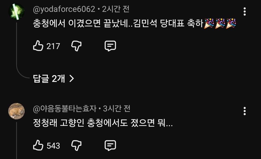 민주당 대표, 저는 이 사람을 지지합니다.