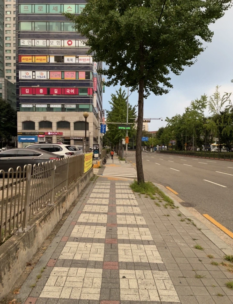 휴일 런닝완료 동네 방송국샷
