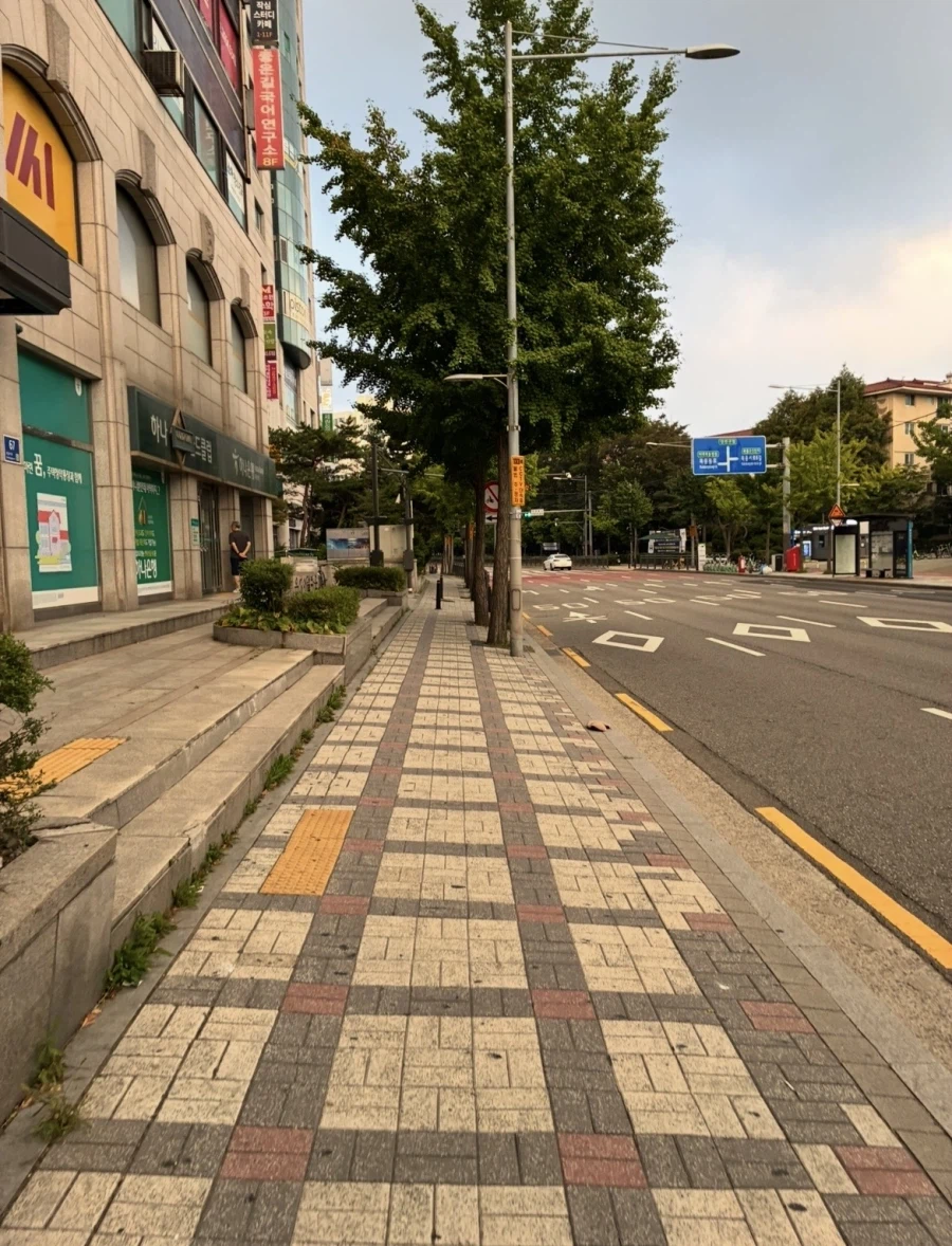 휴일 런닝완료 동네 방송국샷