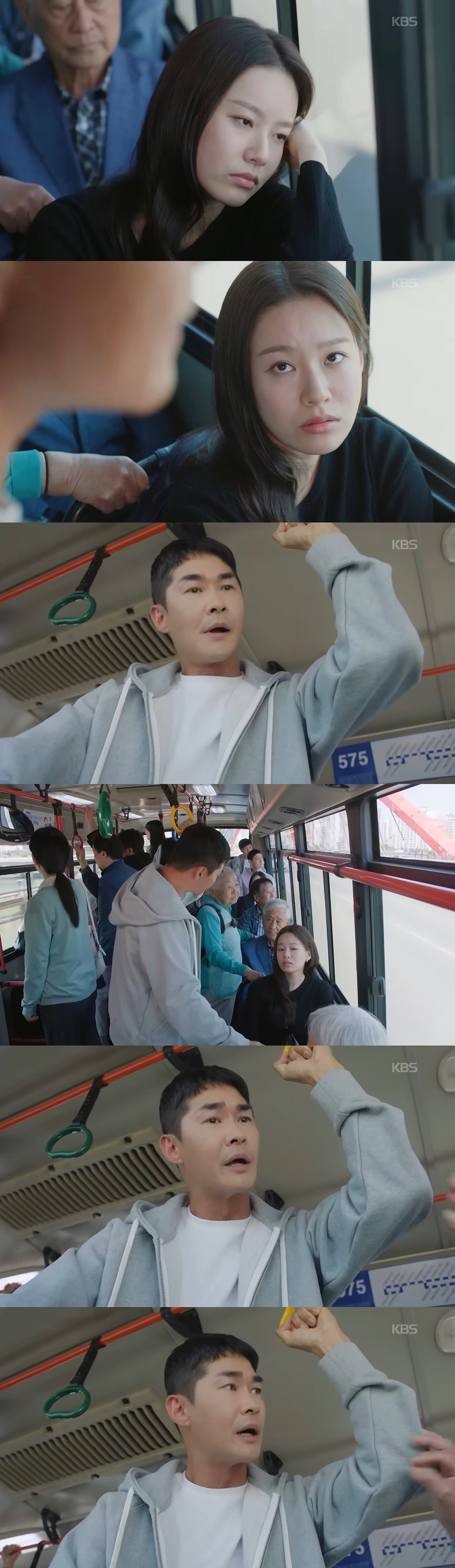 주말드라마에 나온 버스 자리양보 강요 장면.jpg