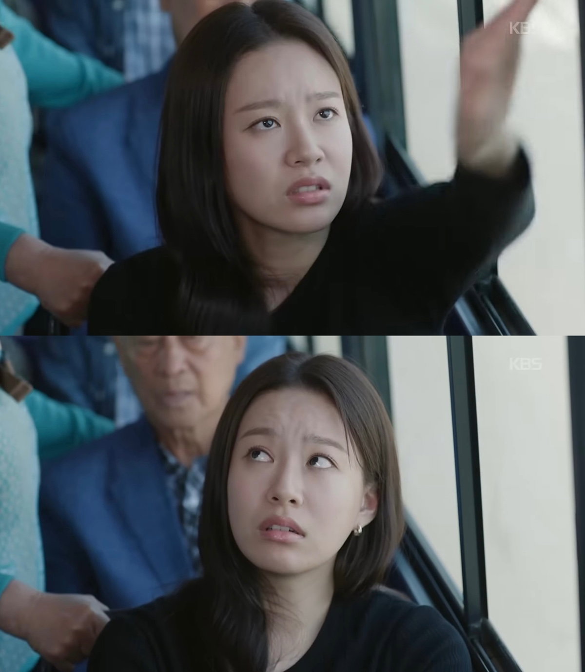 주말드라마에 나온 버스 자리양보 강요 장면.jpg