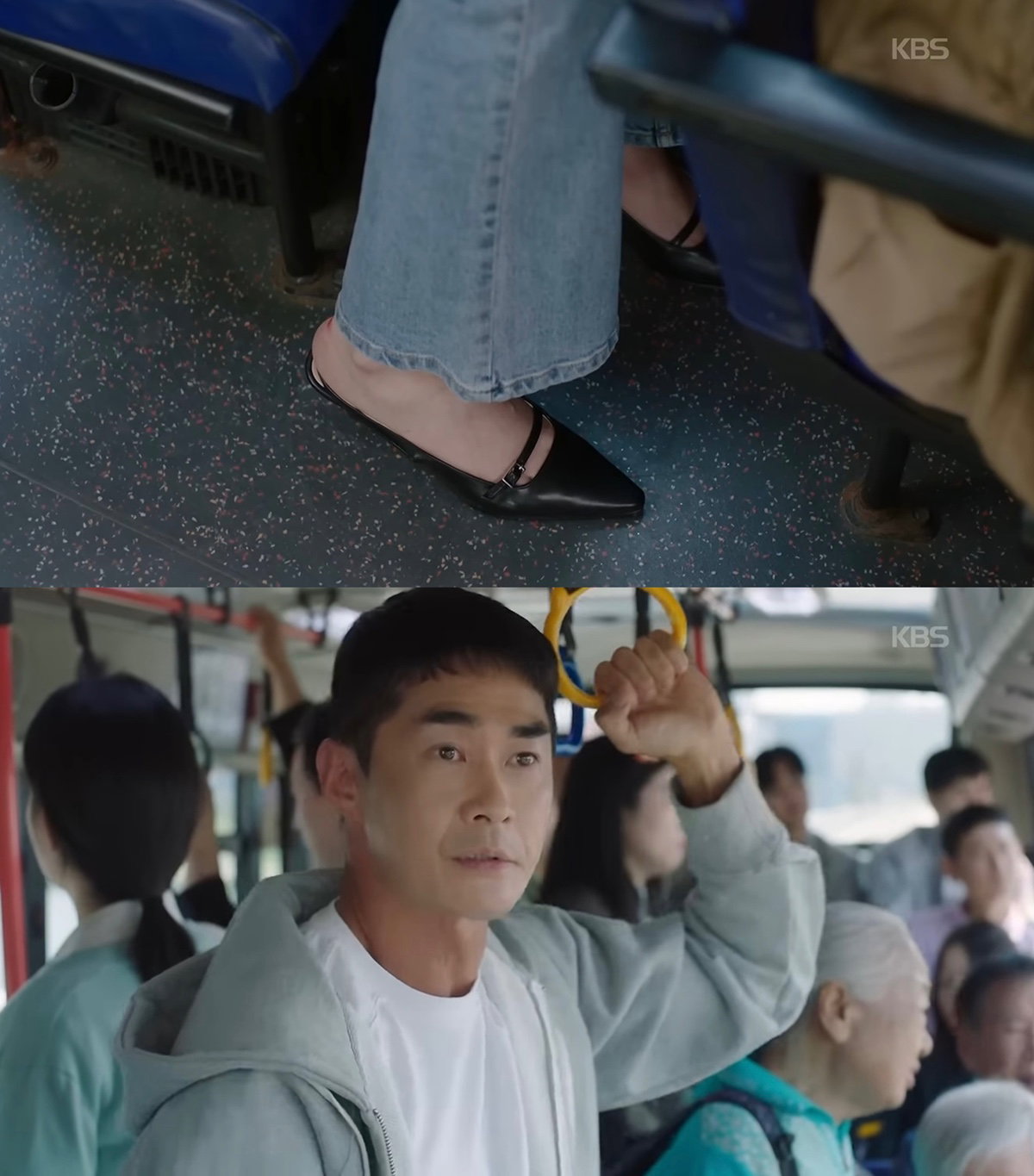 주말드라마에 나온 버스 자리양보 강요 장면.jpg