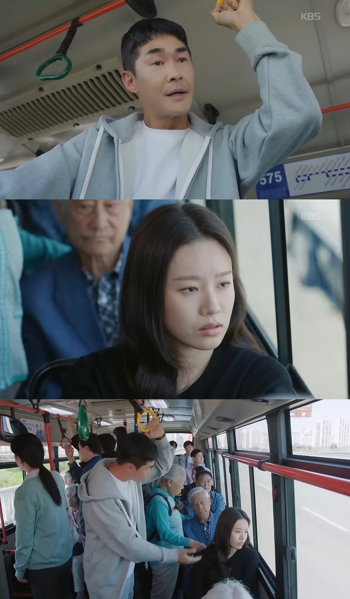 주말드라마에 나온 버스 자리양보 강요 장면.jpg
