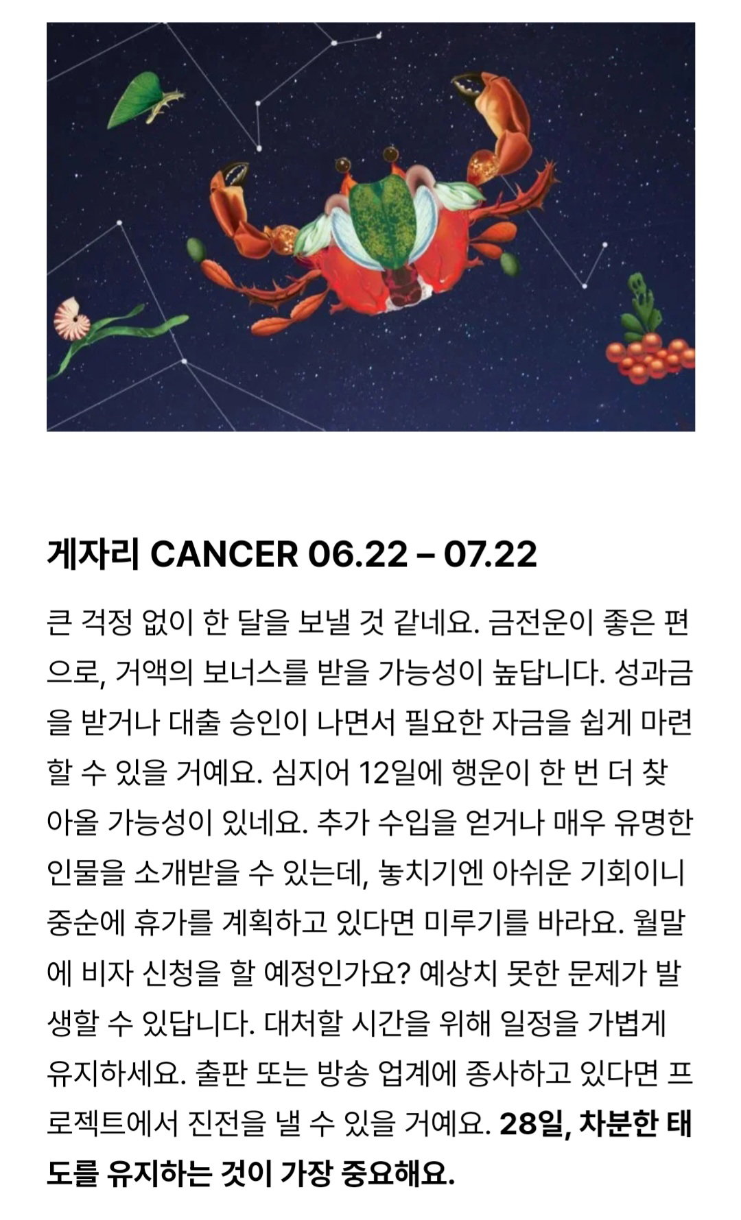 w코리아 8월 운세 🍀