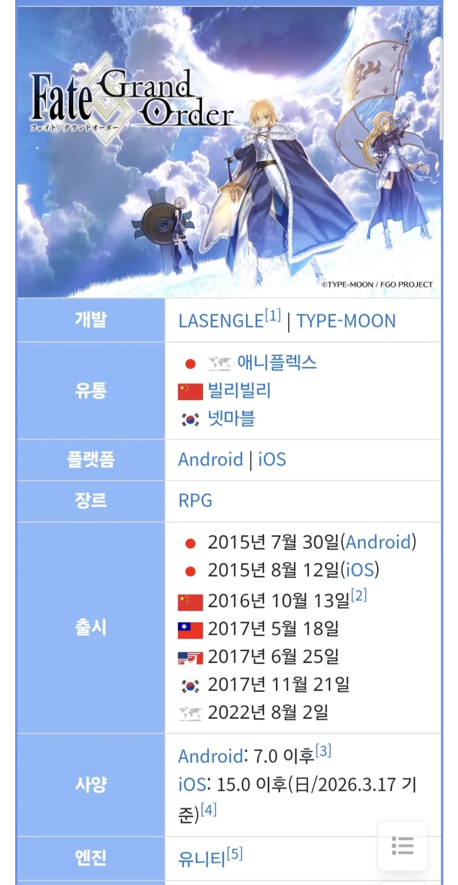 ??? : 그랑블루가 천장으로 업계표준 만들어 놔도 페그오는 안만듬 ㅋㅋ