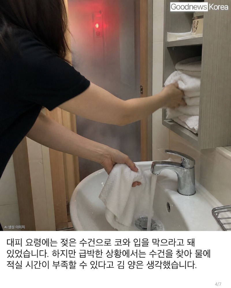 화재 대피 시 호흡 그립톡 만든 초등학생