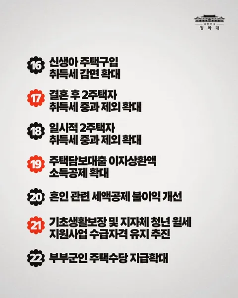 '결혼 망설이게 하는 제도 없애라'...李대통령, 대출 등 22개 과제 손본다