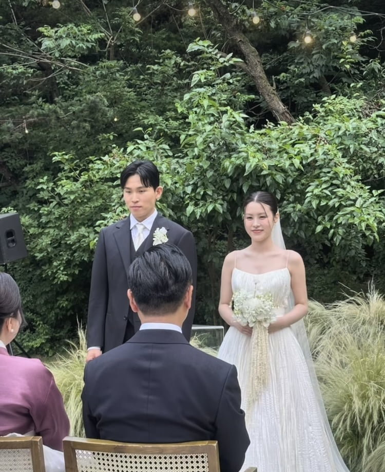 배우 이광기 딸 결혼사진