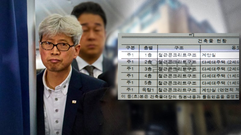 '다주택자' 청와대 비서관, 무단 증축 빌라로 월세 수익