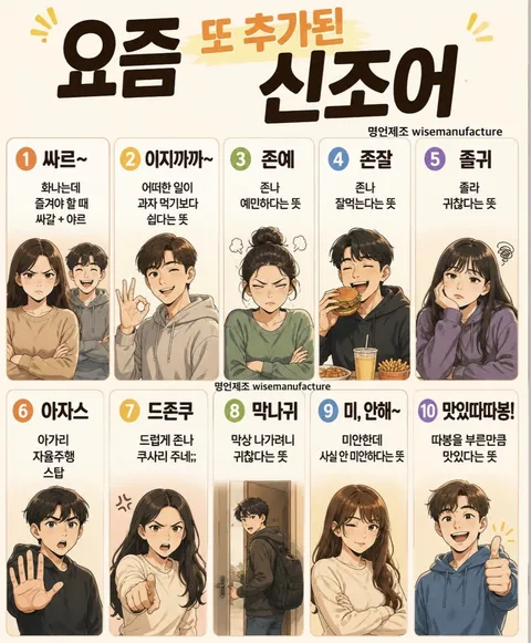 요즘 신조어 정리