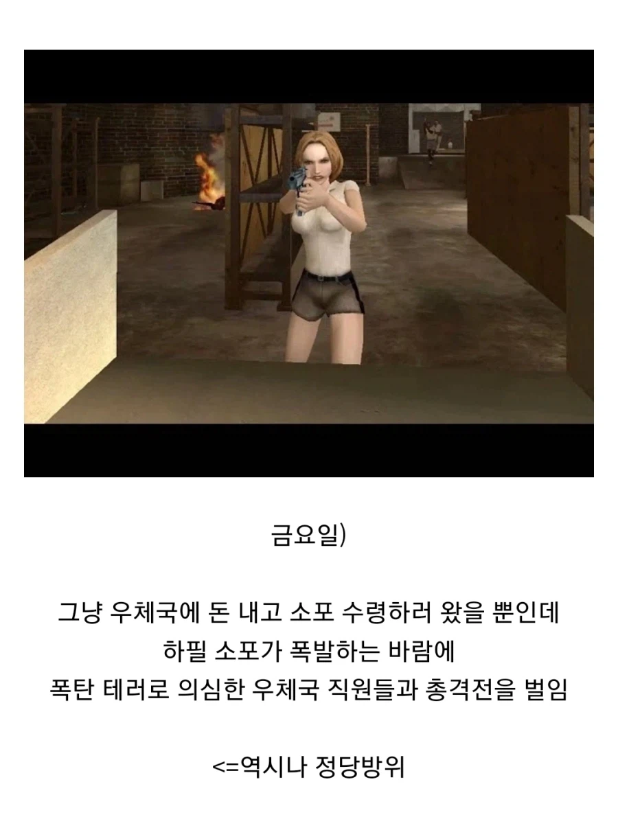 억울하게 악당 이미지가 새겨진 게임 주인공