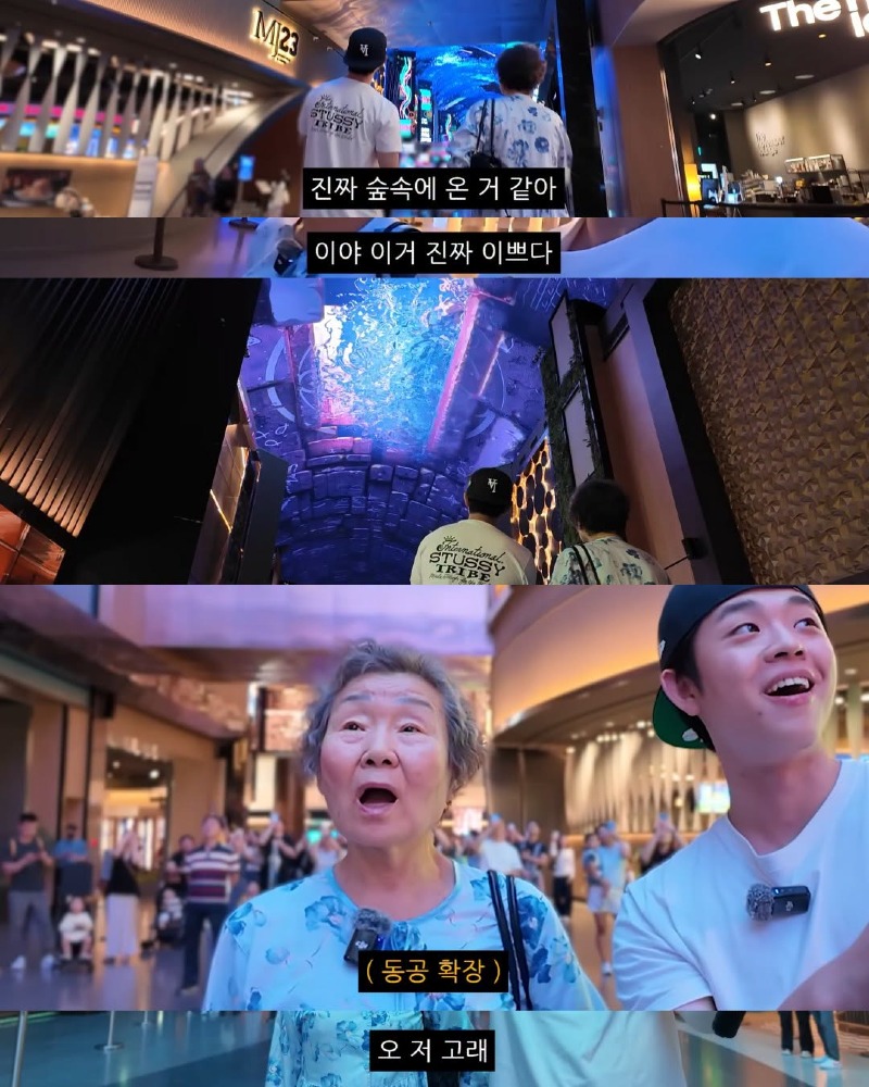 친할머니랑 단둘이 호캉스하러 간 mc그리