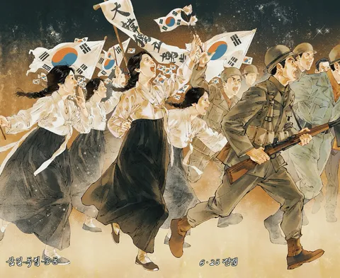 광복절 특집 그림들