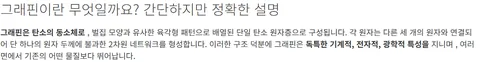 꿈의 신소재가 나오고 한국인이 한 일