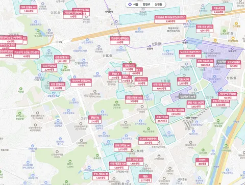 서울 수도권 재개발 엄청하는군요 세대수를 보니 엄청나네요
