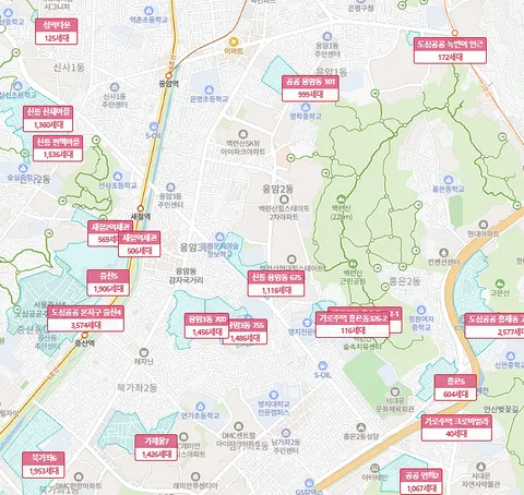 서울 수도권 재개발 엄청하는군요 세대수를 보니 엄청나네요