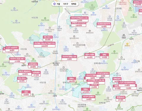 서울 수도권 재개발 엄청하는군요 세대수를 보니 엄청나네요