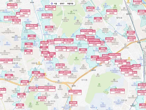 서울 수도권 재개발 엄청하는군요 세대수를 보니 엄청나네요