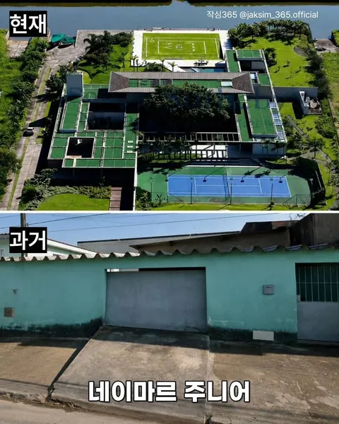 유명인의 현재와 과거의 집