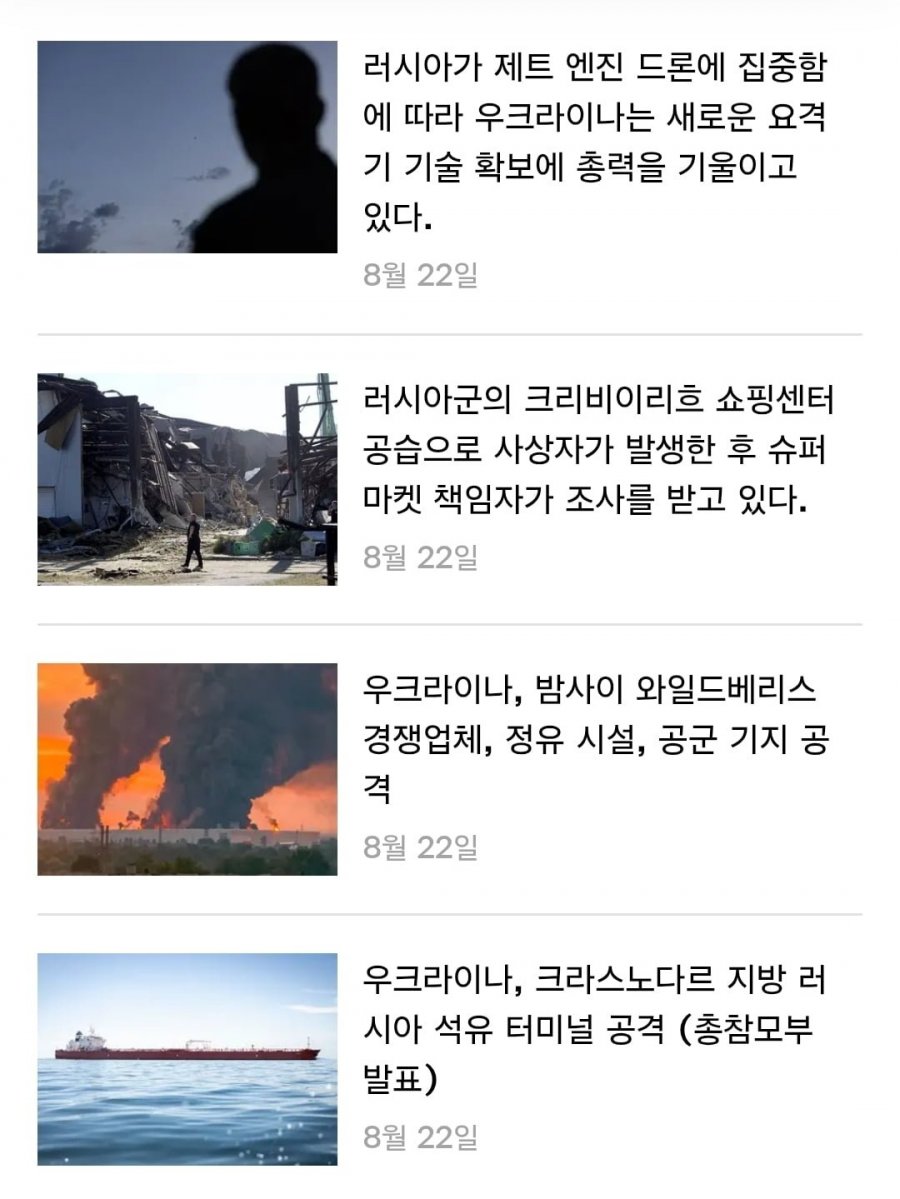 [우크라이나] 쇼핑몰 부수기 대전,폴란드의 우크라 혐오,양측 공습,전장,강제징병 영상 등