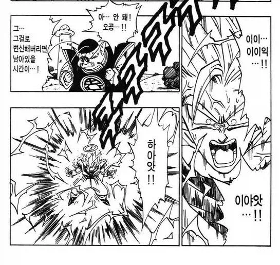 드래곤볼)베지터 : 이거 쉽게 끝나지 않을거 같은데.....