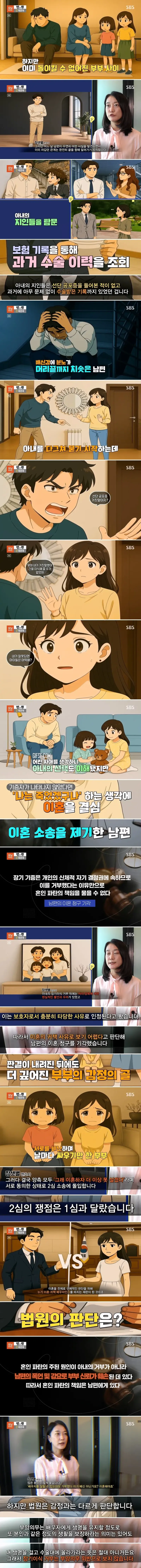 남편에게 장기이식 거부한 아내