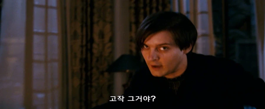 스파이더맨)피터를 도발하다가 쳐맞는 해리