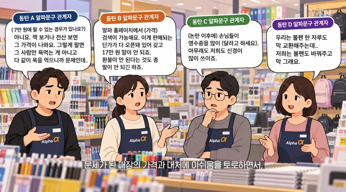 스압주의 ) 동탄 탁구채 14만원 문구 사장님과 아이 부모님 인터뷰