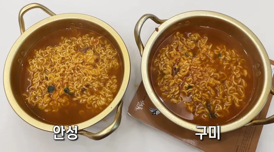 '구미공장에서 만든 신라면이 더 맛있다'는 인터넷 소문을 검증해본 유튜버 ㄷㄷ