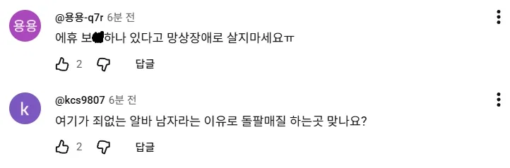 '여자 혼자 놀이기구 탔더니 생긴 일' 피해자 2차가해중인 남초