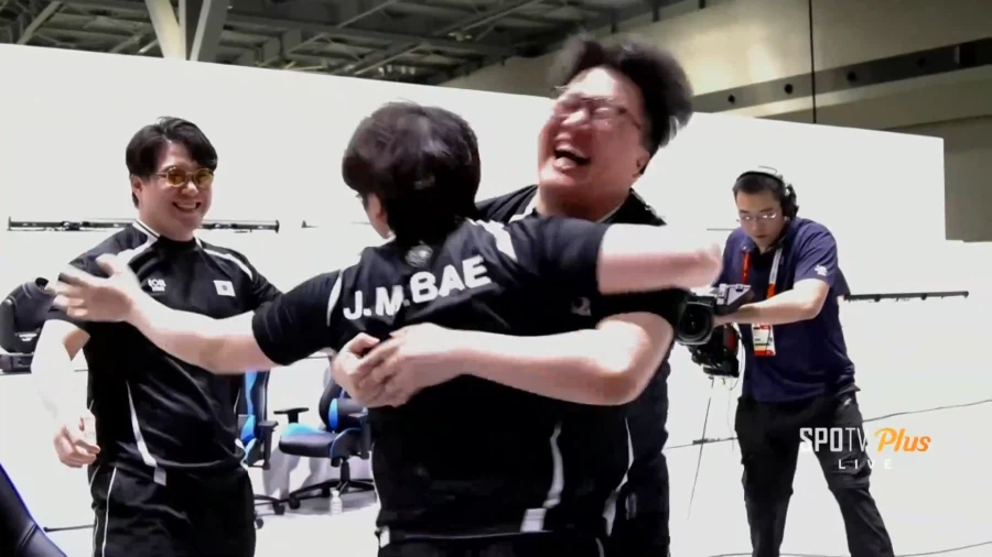 아시안 게임 대전격투게임 한일전 금메달