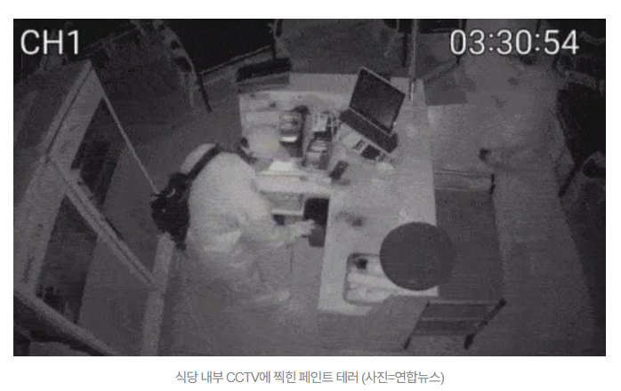 난장판된 시진핑 중식당