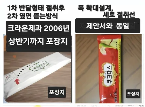 [첨부 1]크라운제과 실용신안(20-2005-0021267), 2005년 이미 자체기술이 있었다?? 쿠크다스 소송제기