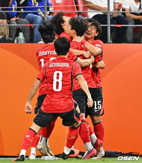 아시안게임 남자축구 금메달!