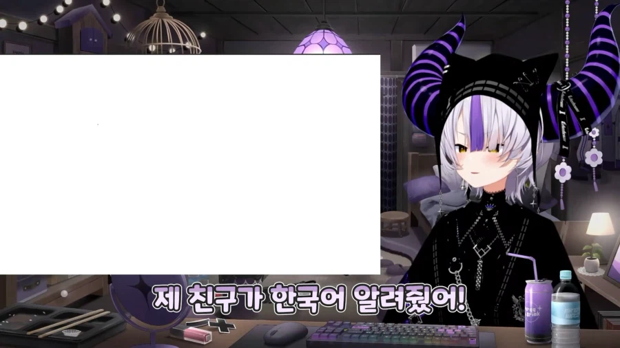 버튜버) 말포이 TS 소설을 읽기 위해 한국어 공부를 시작한 총수